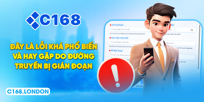 Đây là lỗi khá phổ biến và hay gặp do đường truyền bị gián đoạn