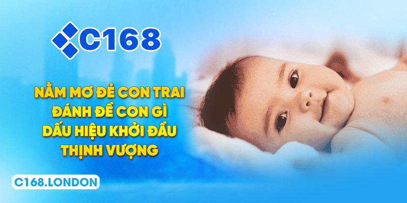 Nằm mơ đẻ con trai đánh đề con gì khi dấu hiệu khởi đầu thịnh vượng