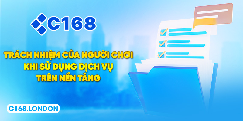 Trách nhiệm của người chơi khi sử dụng dịch vụ trên nền tảng